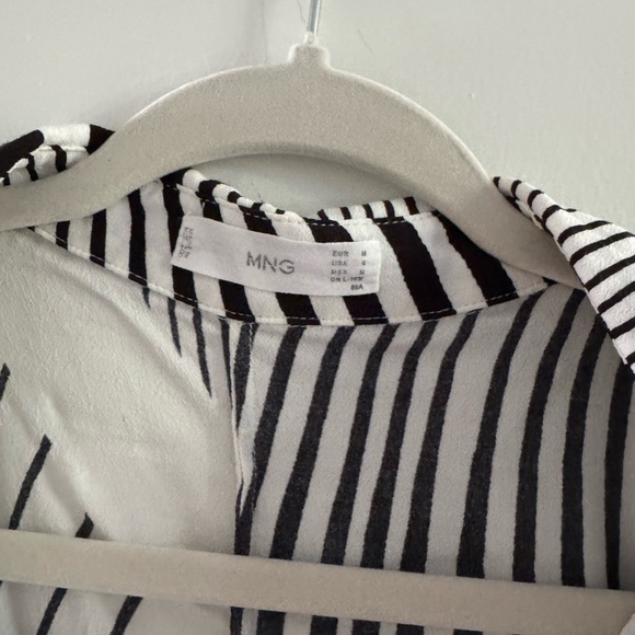 Mango Swirl Print Button Down Shirt - Picture 3 of 5